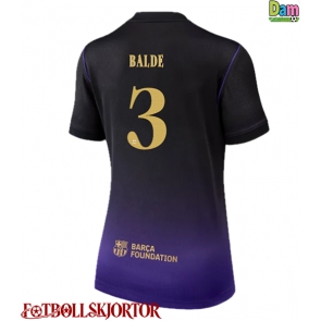 Barcelona Alejandro Balde #3 Bortatröja Dam 2026-27 Kortärmad